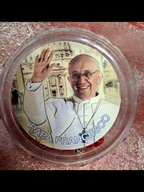 Red Rosary Blessed By Pope Francis